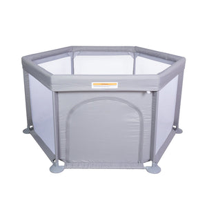 Childcare Deluxe Play Pen - Grey - Baby Gifts Australia