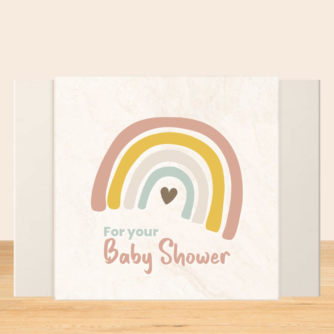 Baby Shower Rainbows Sleeve - Baby Gifts Australia