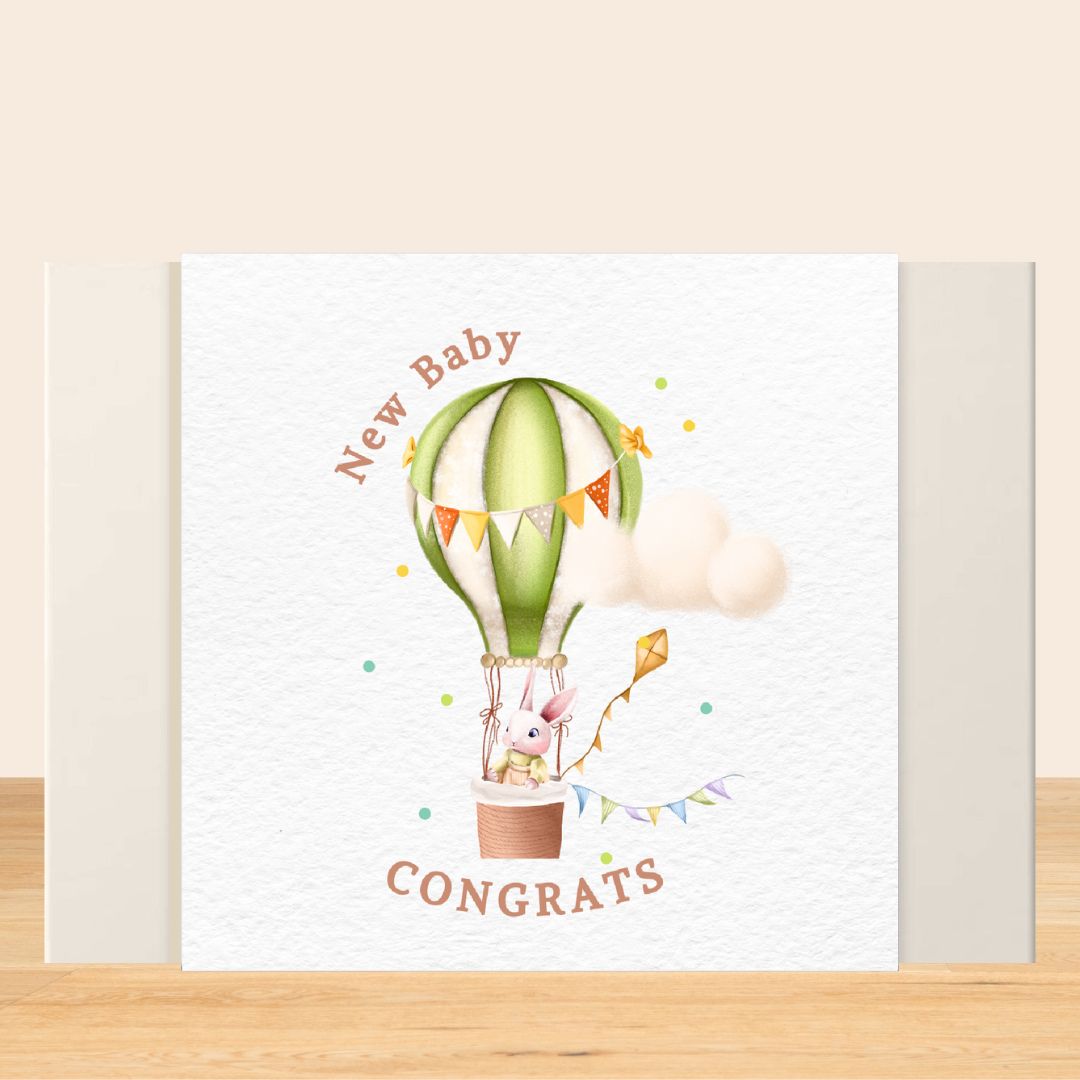 New Baby Congrats Sleeve - Baby Gifts Australia