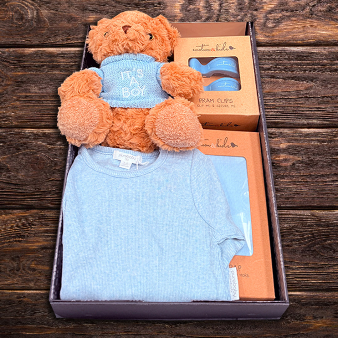 Its a Boy Gender reveal Baby Hamper - Baby Gifts Australia