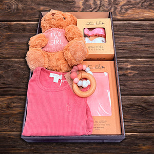 New Born Girl Baby Hamper - Baby Gifts Australia