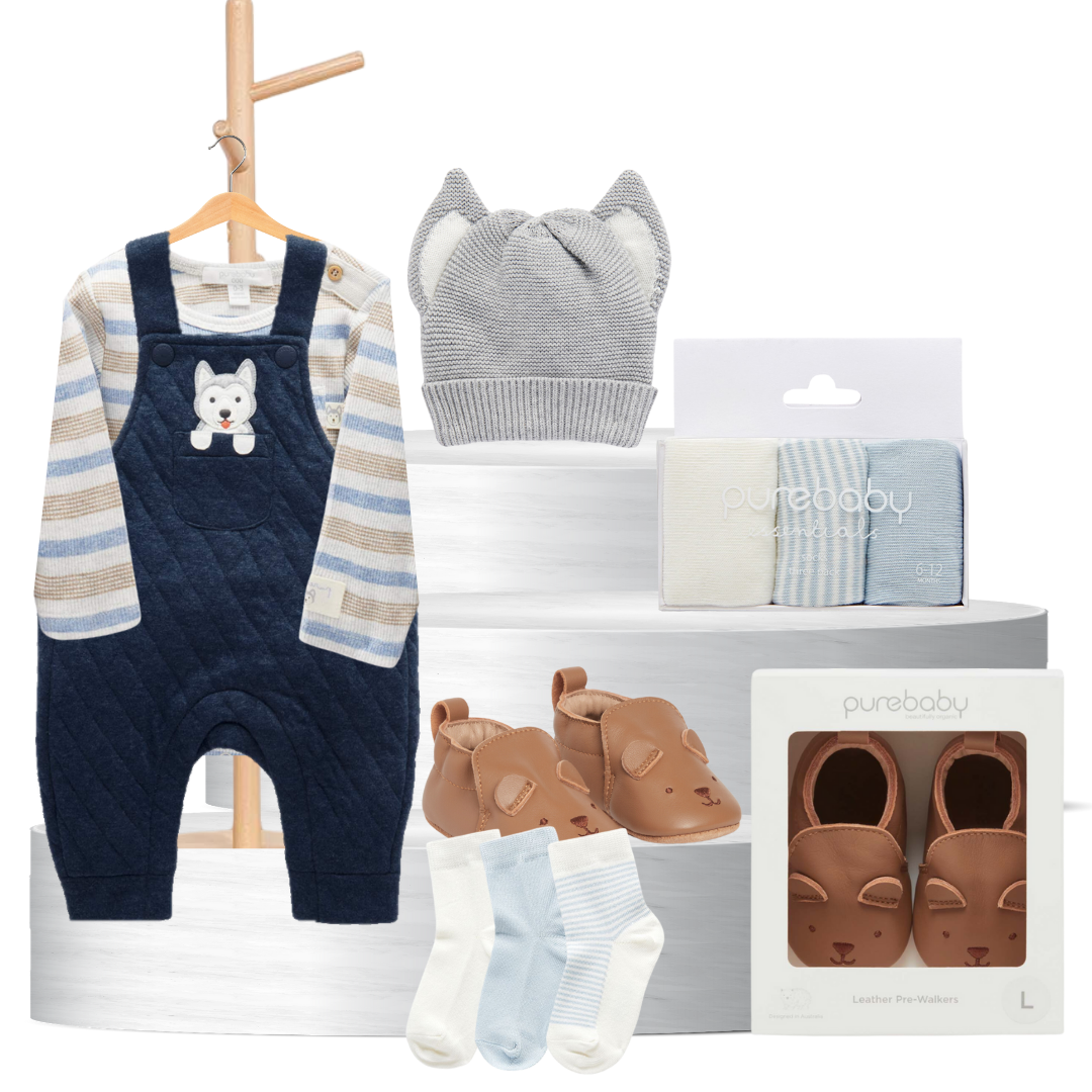 Newborn Baby Boy Shoe Hamper