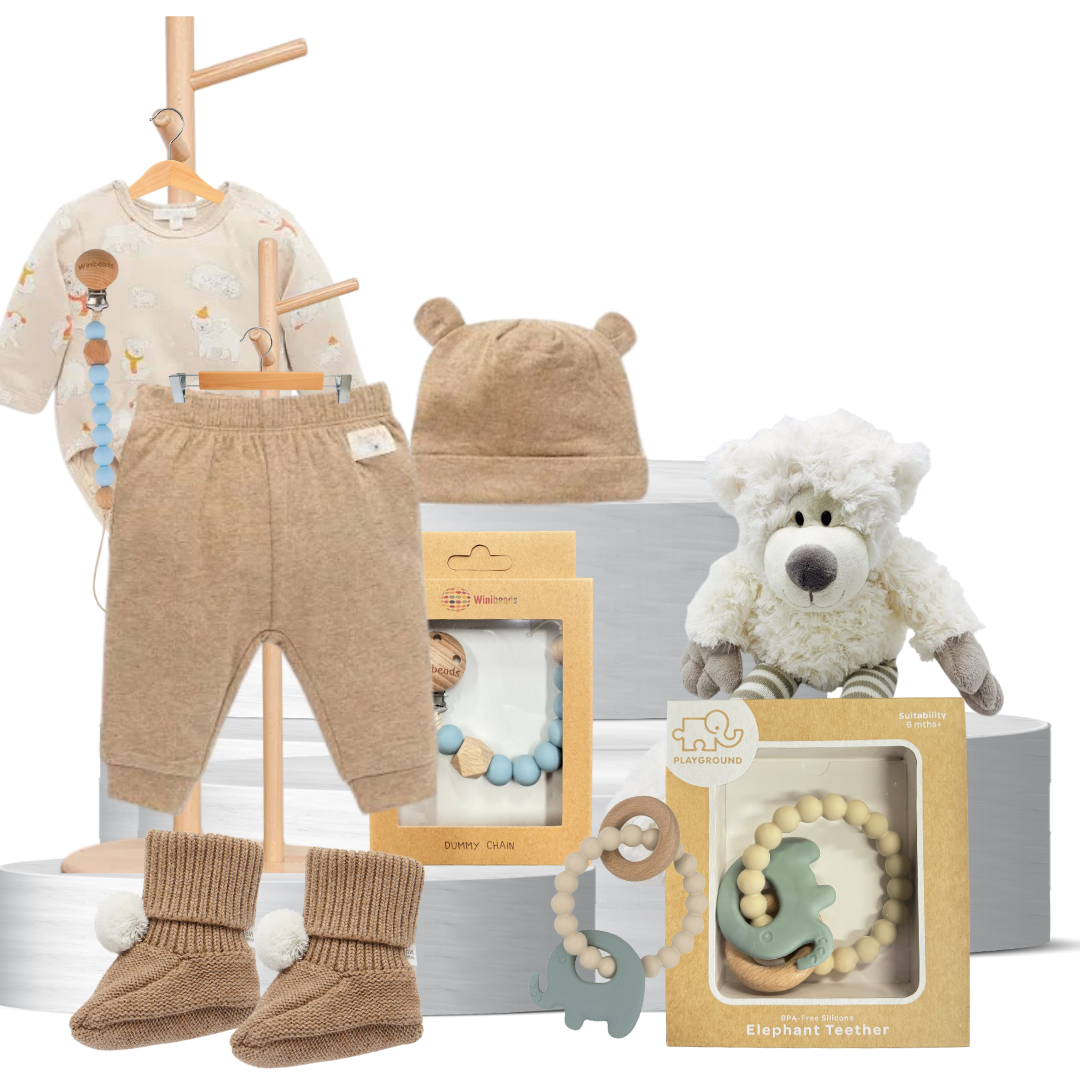 Neutral Baby Birthday Gift Hamper
