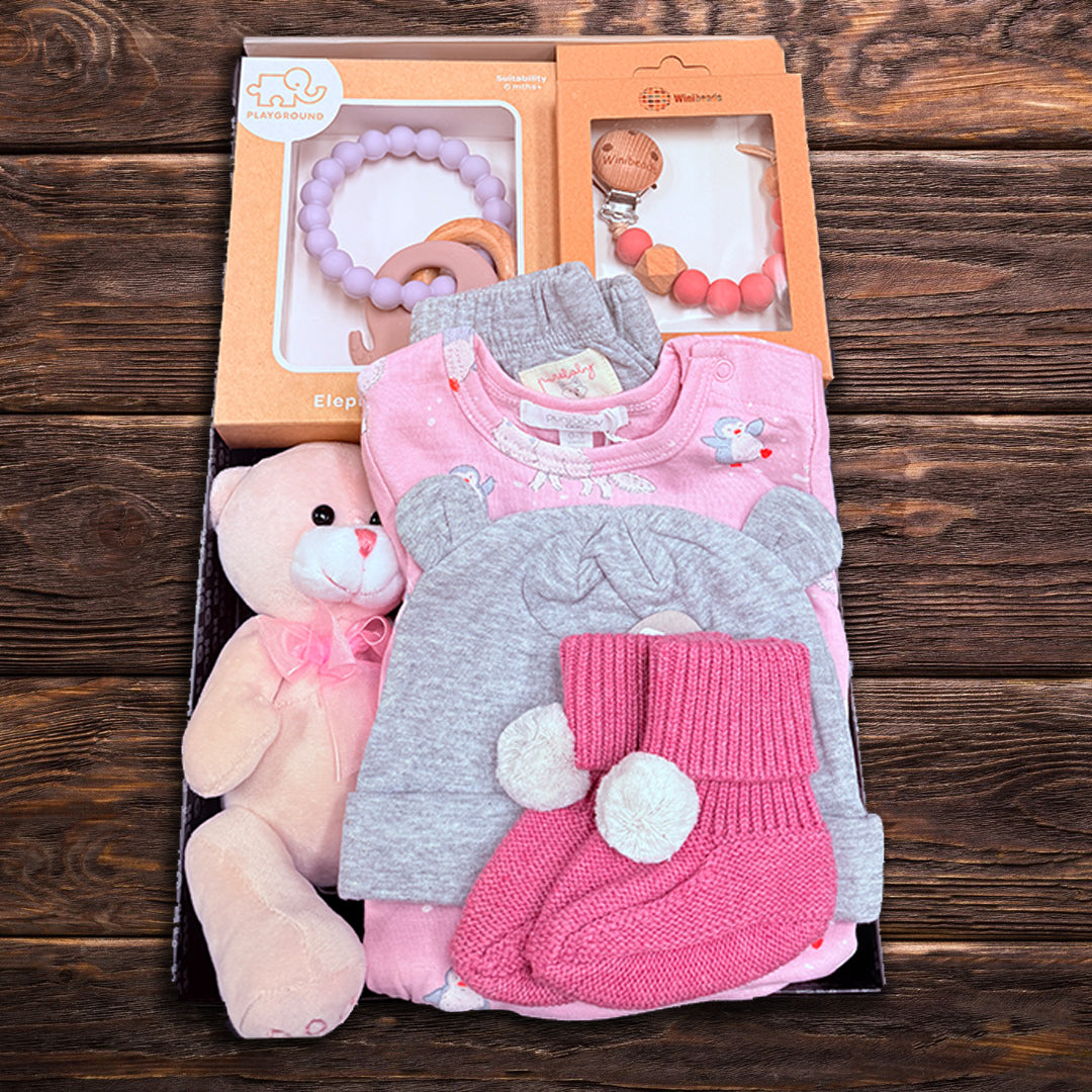 Baby Girl First Birthday Gift Hamper - Baby Gifts Australia
