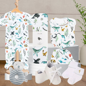 Under Sea Christening Gift Baby Hamper - Baby Gifts Australia