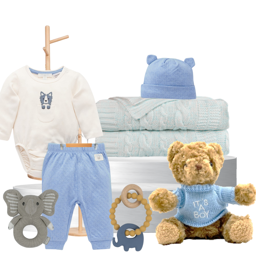 Newborn Baby Boy Growsuit Gift Hamper