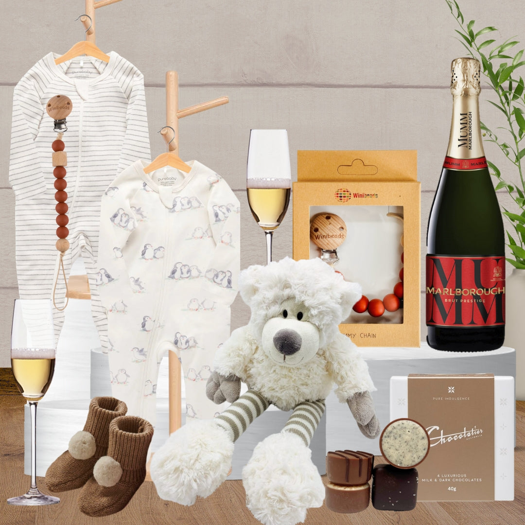 New Arrival Baby Shower Gift Hamper - Baby Gifts Australia