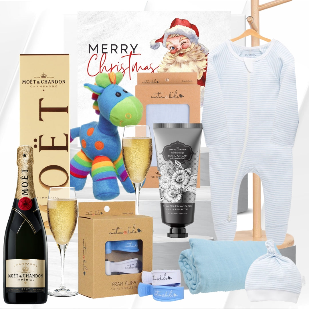 Moet Baby Toast Christmas Gift Box