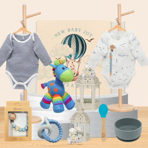 Baby Boy Feed Time Hamper - Baby Gifts Australia