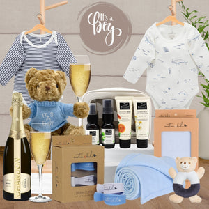 Gender Reveal Baby Boy Hamper - Baby Gifts Australia
