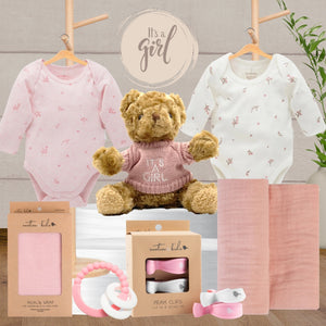New Born Girl Baby Hamper - Baby Gifts Australia