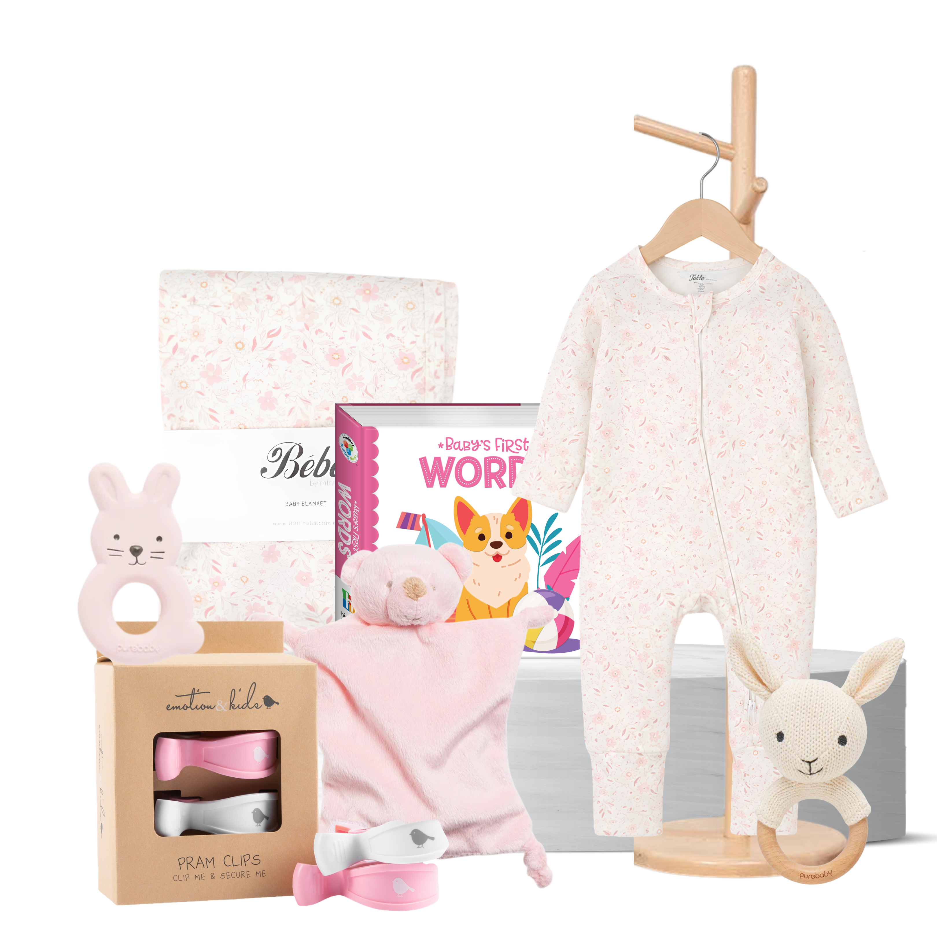 Newborn Baby Girl Growsuit Gift Hamper