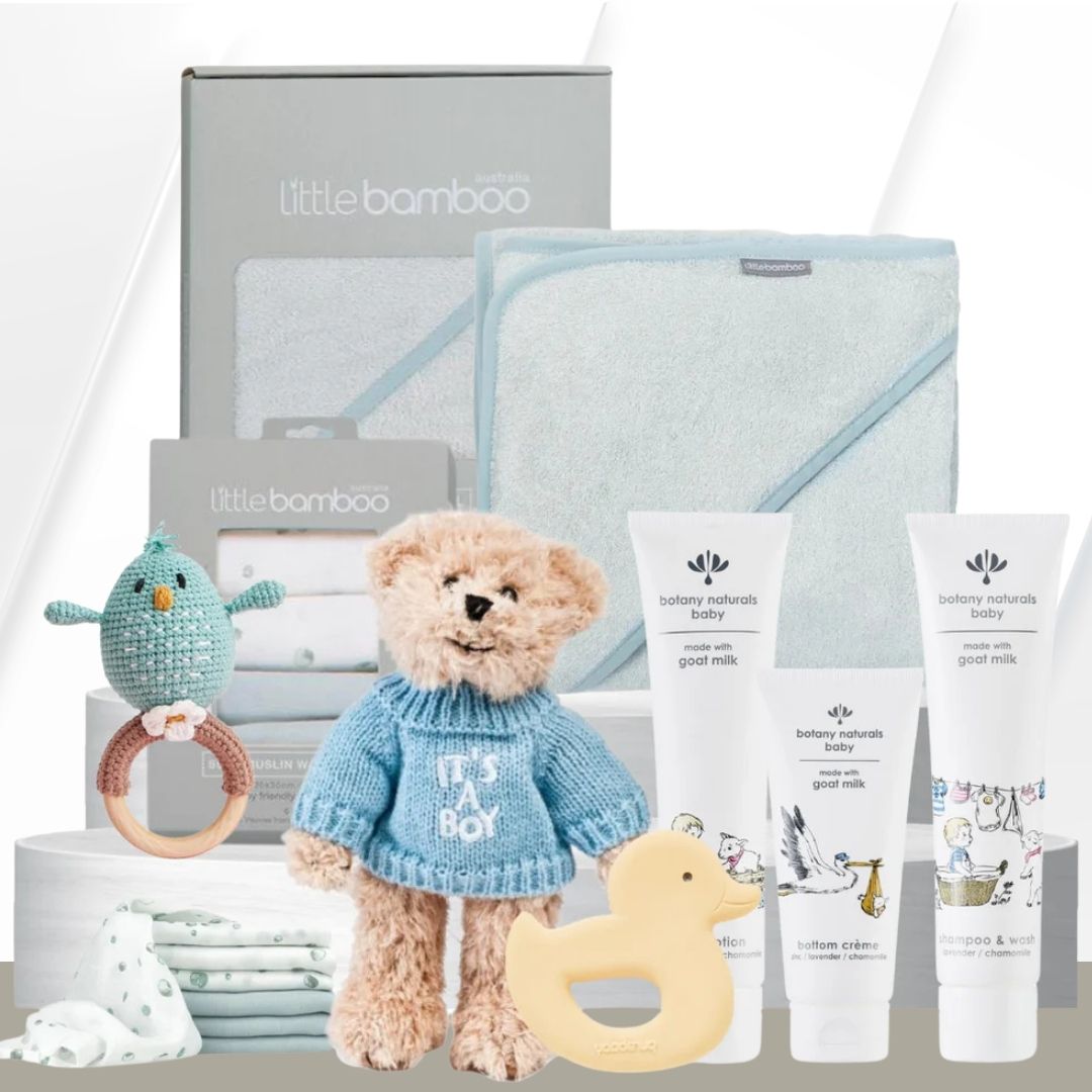 Baby Boy’s Fun in the Tub Hamper