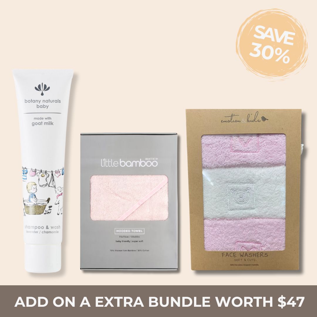 Baby Girl Bath Time Bundle - Baby Gifts Australia