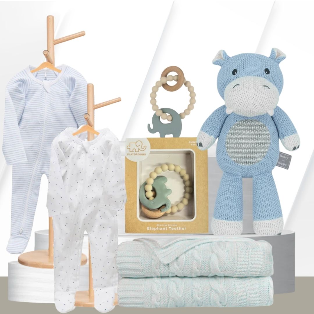 Blue Nighttime Snuggle Baby Hamper