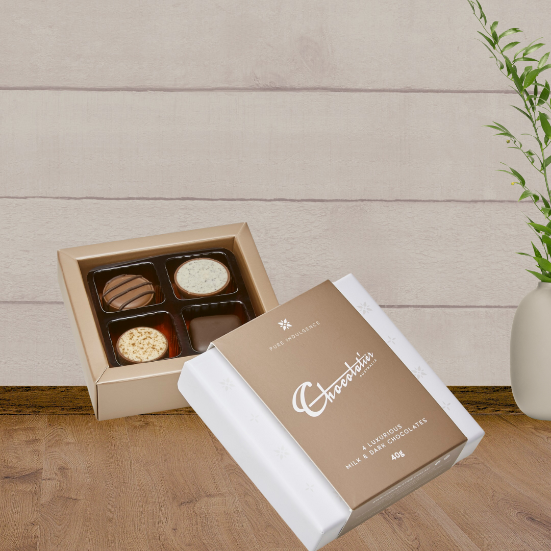 Chocolatier Pure Indulgence Chocolate Box (40g) - Baby Gifts Australia