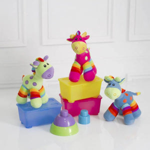 Gerry Giraffe Hot Pink Soft Toy - Baby Gifts Australia