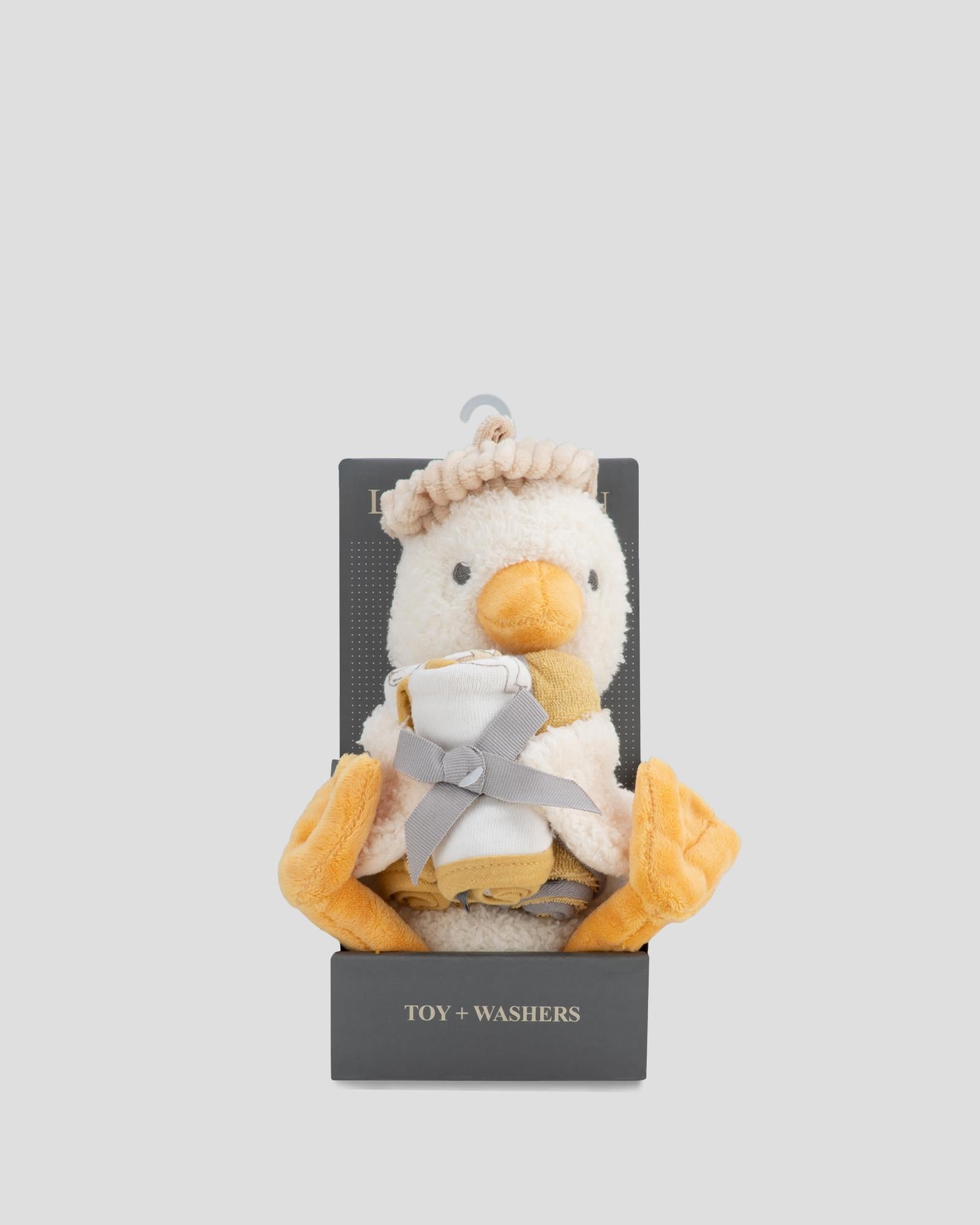 TLLC Plush Toy & Washers - Fuzzy Duck