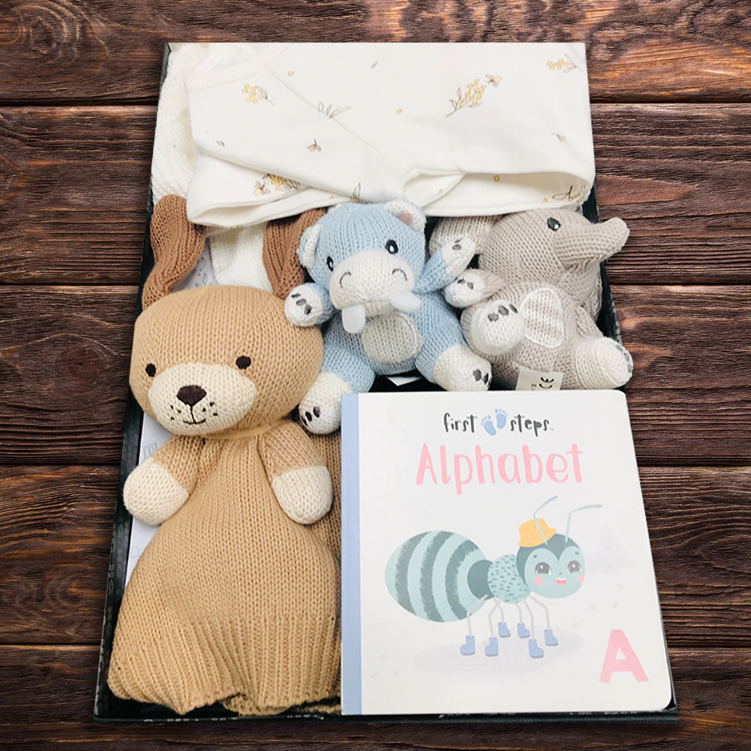 Pure Baby Snuggles Hamper - Baby Gifts Australia