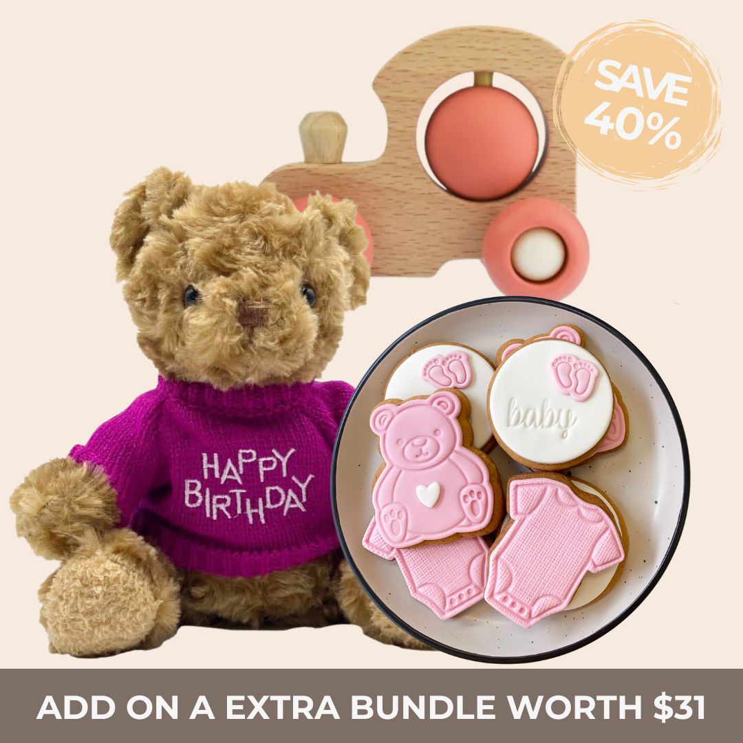 Happy Birthday Girl Extras Bundle - Baby Gifts Australia