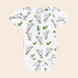 Koala Organic Cotton Short Sleeve Bodysuit - Baby Gifts Australia