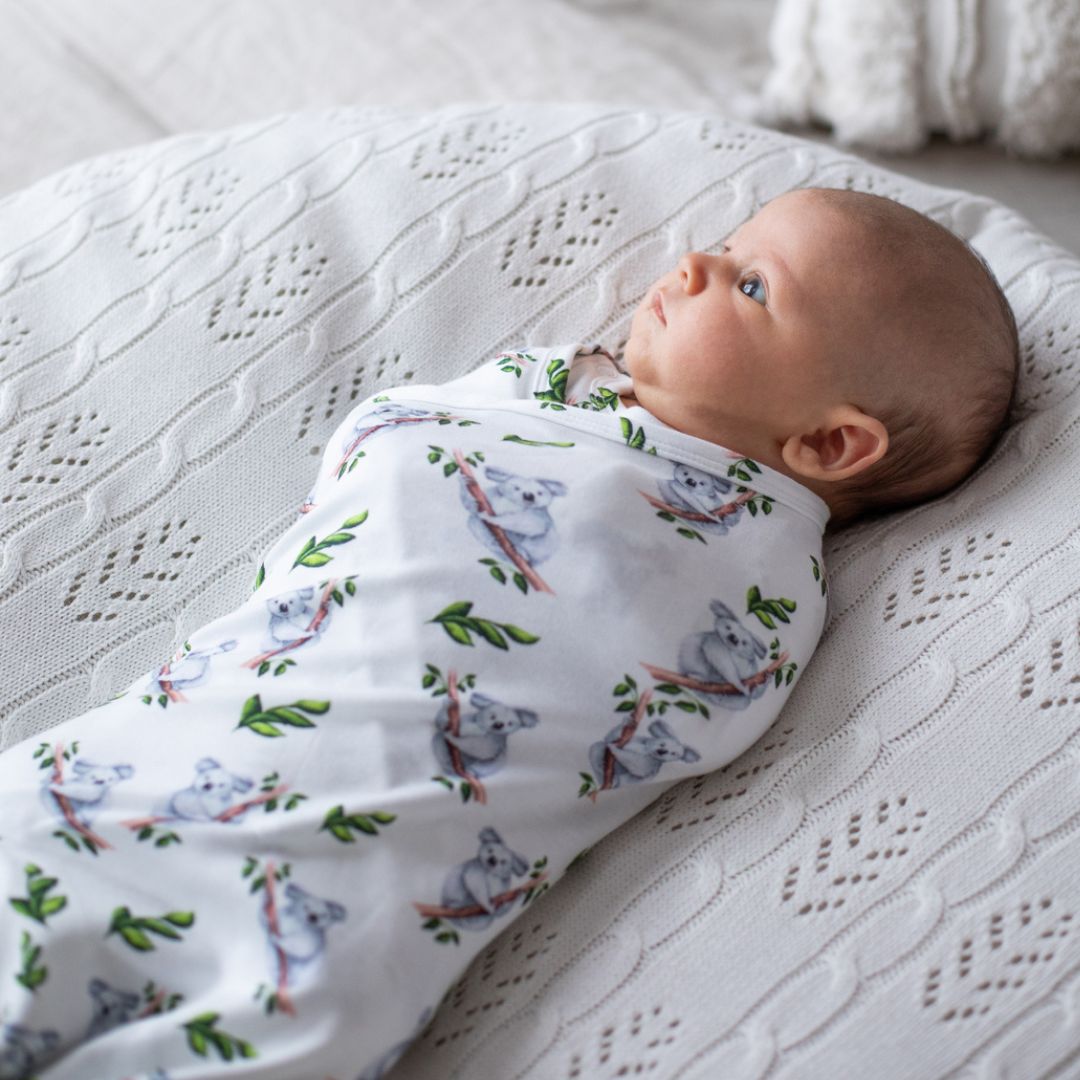 Koala Organic Cotton Wrap - Baby Gifts Australia