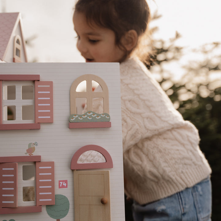 Little Dutch Medium Wooden Doll House - Baby Gifts Australia