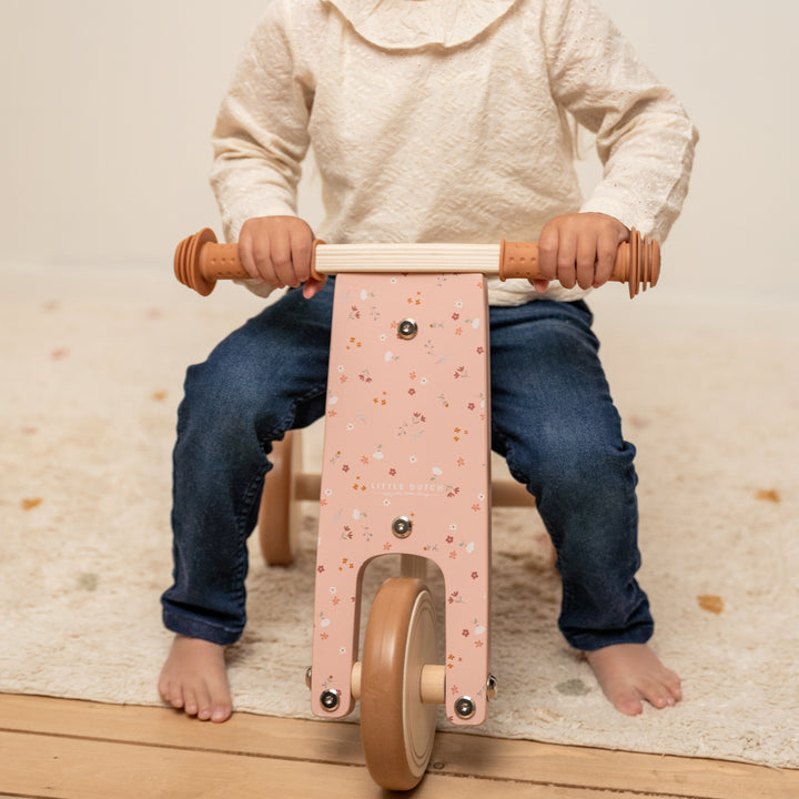 Little Dutch Wooden Tricycle - Pink - Baby Gifts Australia
