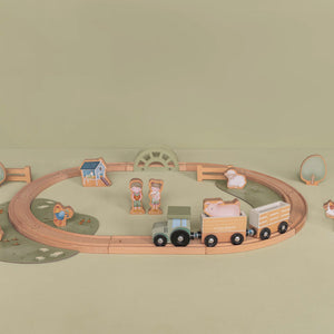 Little Farm Wooden Train Track - Baby Gifts Australia