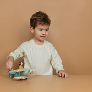 Little Dutch Wooden Toy Airplane - Baby Gifts Australia