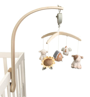 Little Farm Wooden Music Mobile - Baby Gifts Australia