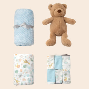 TLLC Boxed Baby Gift Set Safari Bear - Baby Gifts Australia