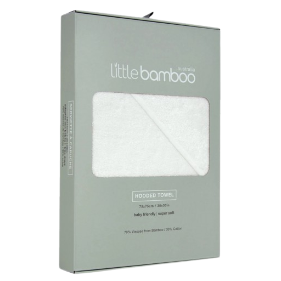 Little Bamboo Hooded Towel - Natural