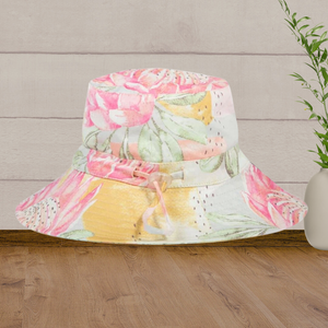 Marmalade Lion modern native children's sun hat - Baby Gifts Australia