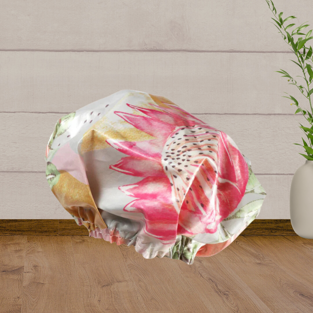 Marmalade Lion Modern Native Shower Cap - Baby Gifts Australia