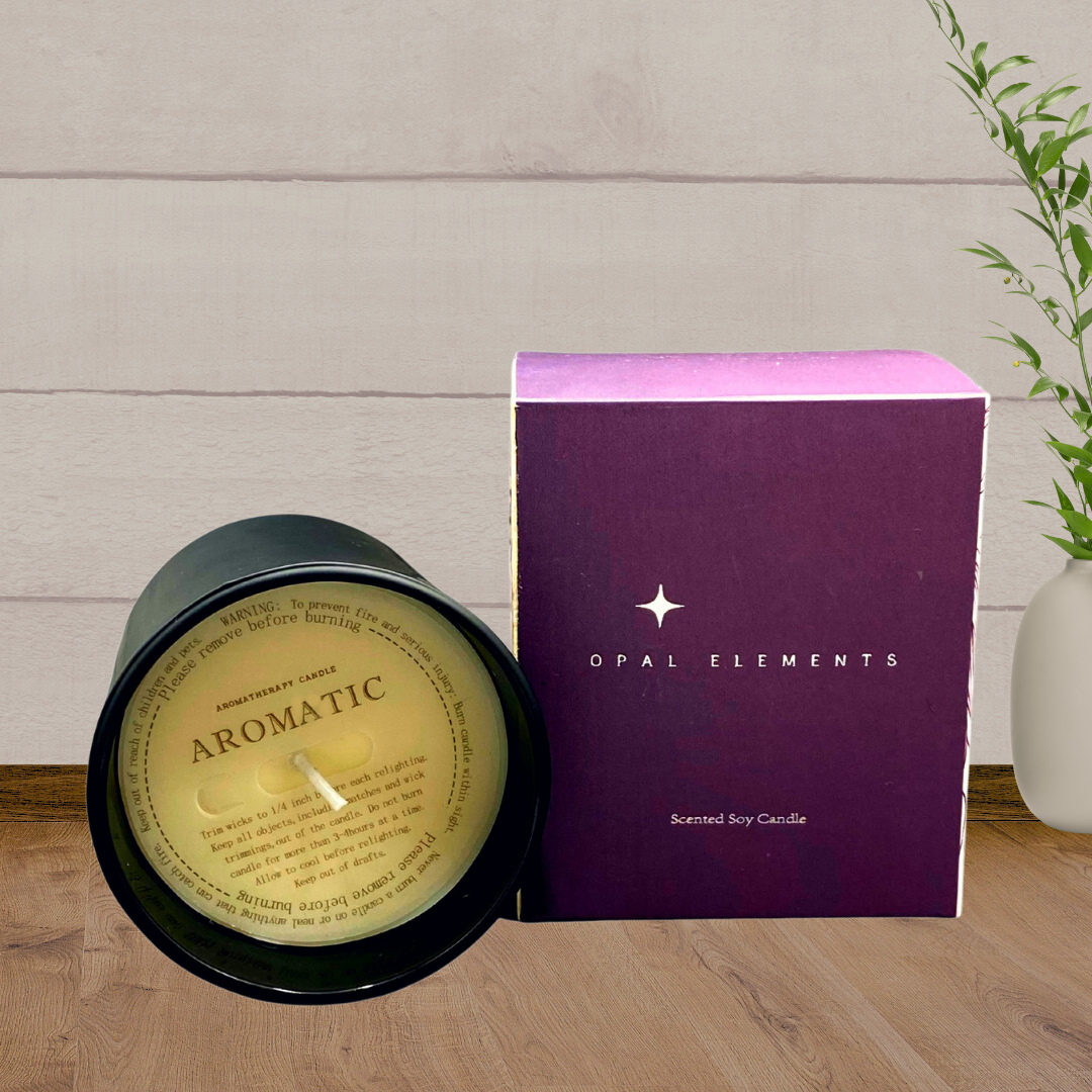 Opal Elements Plum Soy Candle - Baby Gifts Australia