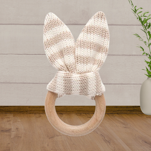 Pure Baby Camel Rabbit Ear Teether - Baby Gifts Australia