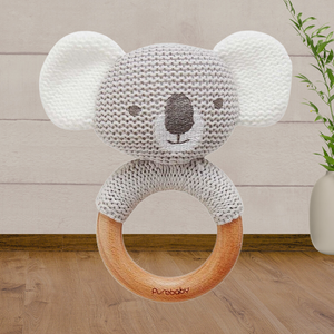 Pure Baby Koala Rattle - Baby Gifts Australia