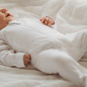 Pure Baby 2 Pack Zip Growsuit Pale Pink Girls - Baby Gifts Australia