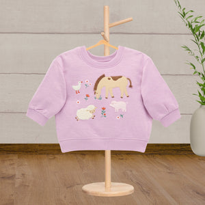 Pure Baby Lavender Embroidered Windcheater - Baby Gifts Australia
