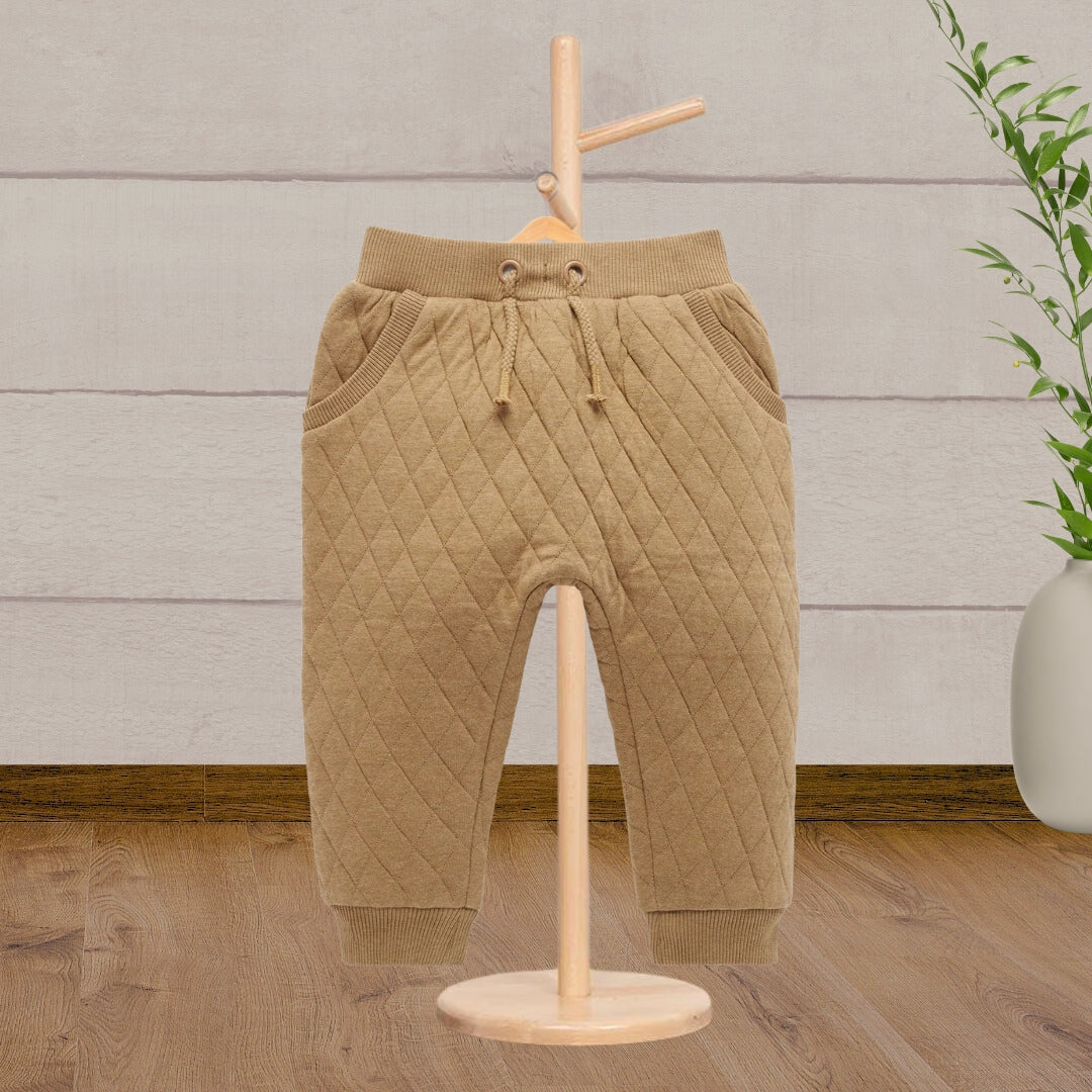 Pure Baby Barn Melange Quilted Track Pant - Baby Gifts Australia