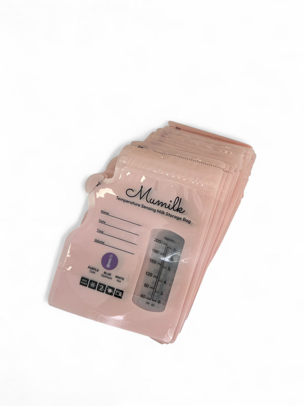 Mumilk Temperature Sensing Storage Bags