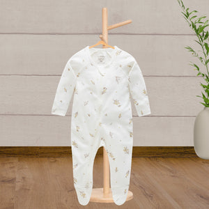 Pure Baby Essentials Vanilla Wattle Bee Zip Growsuit - Baby Gifts Australia
