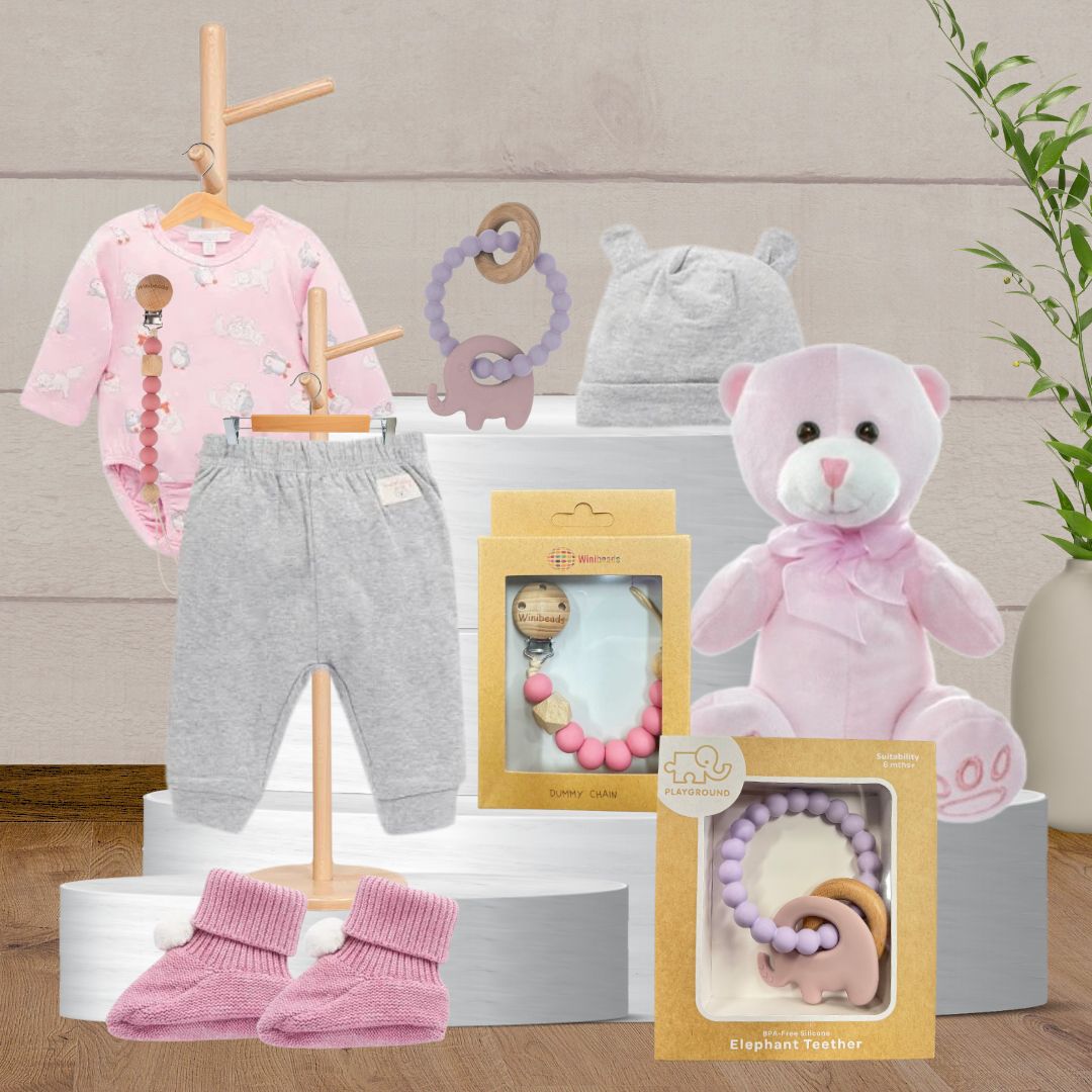 Baby Girl First Birthday Gift Hamper - Baby Gifts Australia