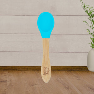 TINY DINING BLUE BAMBOO SPOON - Baby Gifts Australia