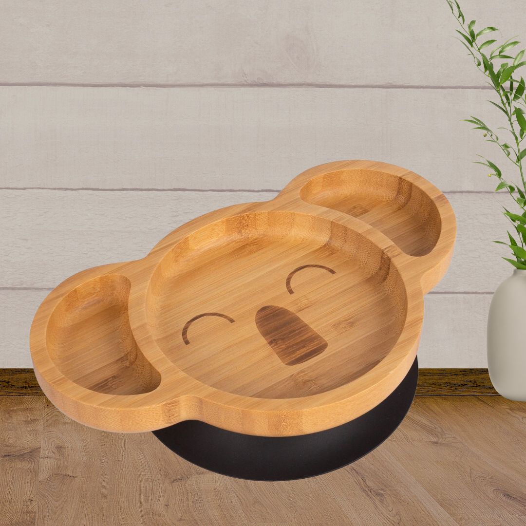 TINY DINING Children's Bamboo Suction Koala Plate - Baby Gifts Australia