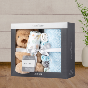 TLLC Boxed Baby Gift Set Safari Bear - Baby Gifts Australia