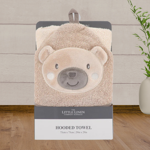 TLLC Character Hooded Towel - Nectar Bear - Baby Gifts Australia
