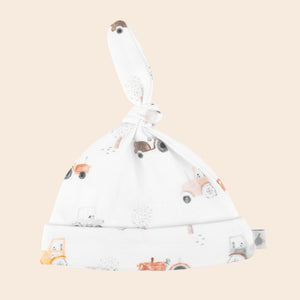 Tractor Organic Cotton Hat - Baby Gifts Australia