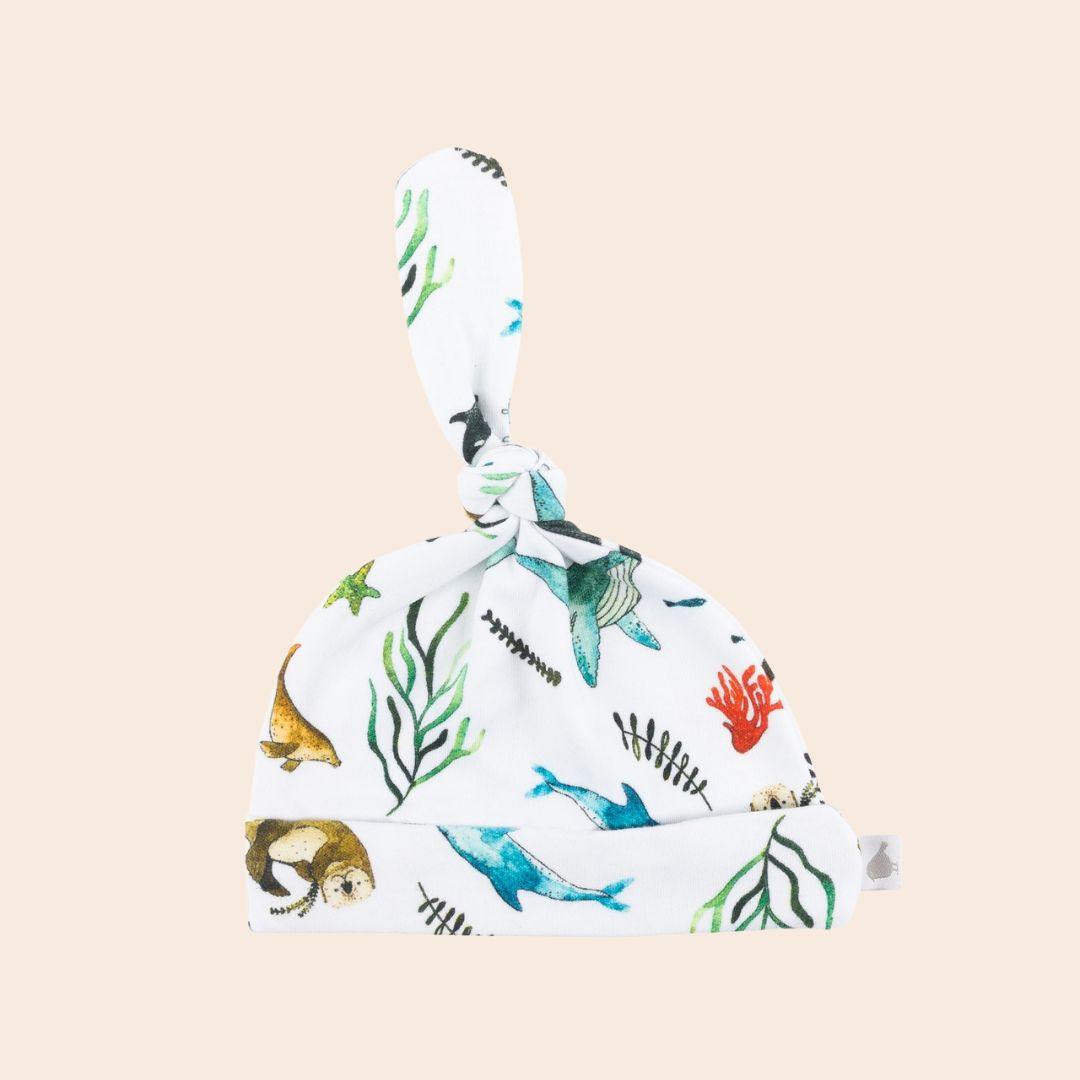 Under the Sea Organic Cotton Hat - Baby Gifts Australia